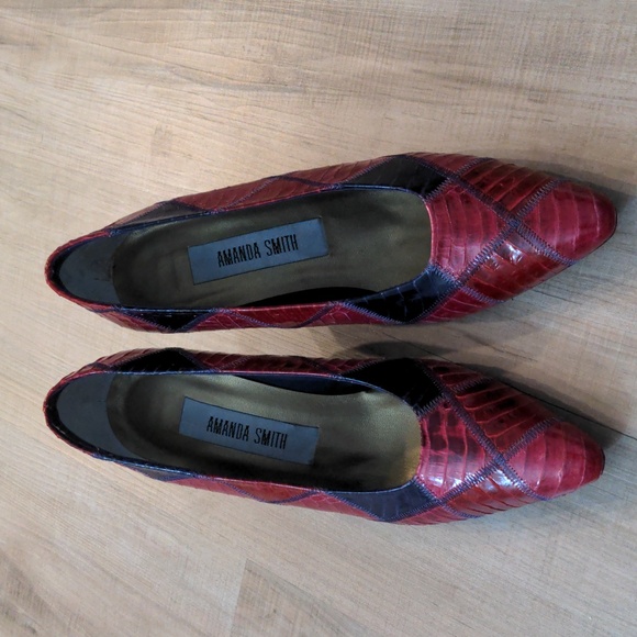 Vintage fine leather Amanda Smith pumps - Picture 3 of 9